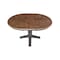 International Concepts 36 in. Solid Wood Round Top Pedestal Table w/12 in. Leaf-30.1 in.High-Dining Height in Hickory/Coal K45-36RXT-23B - alternate 5